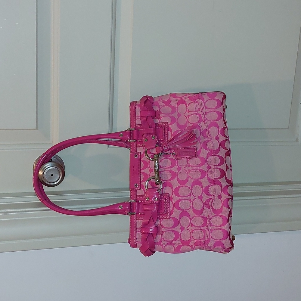 Coach signature satchel